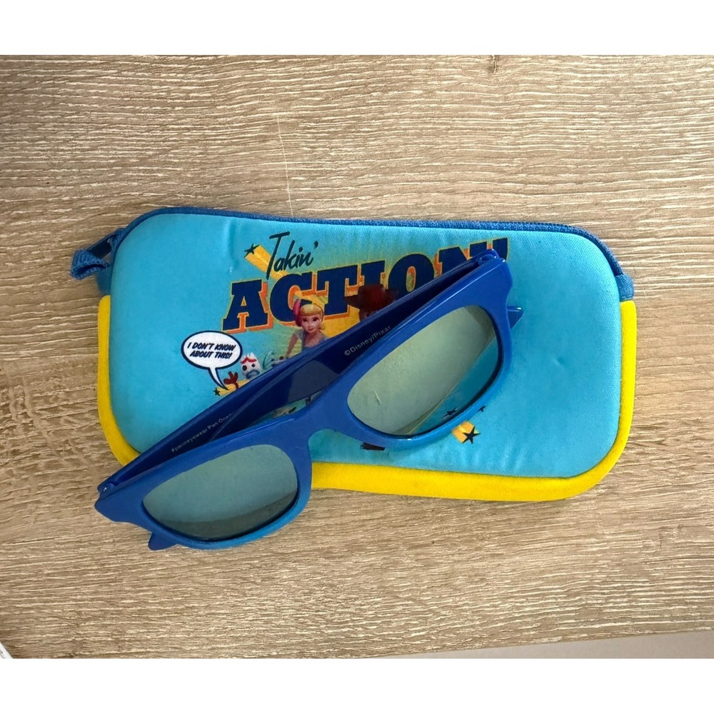 Disney Pixar Sunglasses Kids OS Blue Toy Story Woody Buzz CPTS201MO | Used